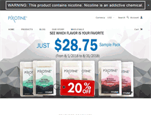 Tablet Screenshot of pixotine.com